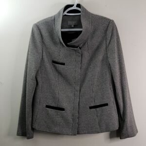 Laura Petites Black & White Check Blazer Size 12